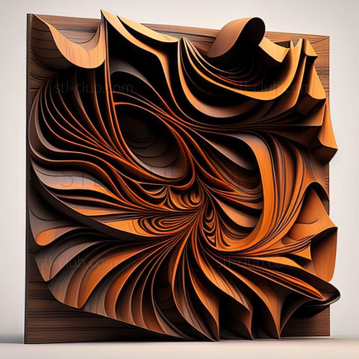 3D model st abstract art (STL)